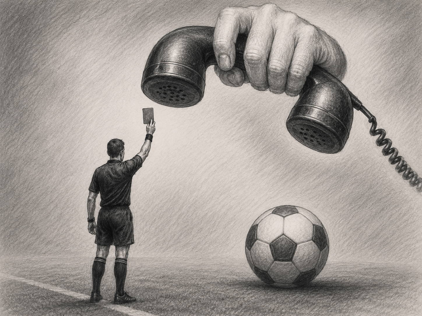 A Shared Issue for Football, the Academy, and World Peace: A Red Card Changed by a Phone Call